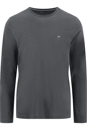 Fynch-Hatton Langarmshirt, mit Logo-Bestickung auf der Brust