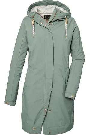 G.I.G.A. DX by killtec Softshellparka »GS 16 WMN SFTSHLL PRK«, Wasserdichter, atmungsaktiver Parka aus recycelten Materialien
