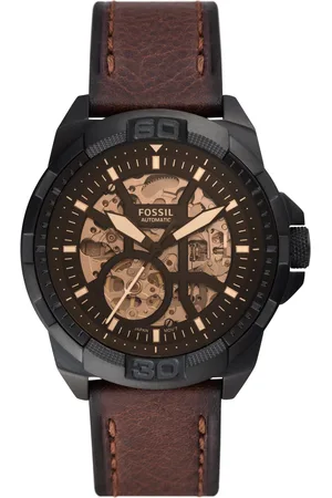 Fossil Automatikuhr »BRONSON«, Armbanduhr, Herrenuhr, mechanische Uhr, Nachhaltigkeitssiegel