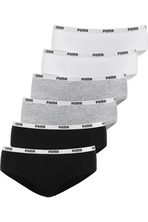 PUMA Hipster, (Packung, 6er-Pack), mit elastischem Logobündchen
