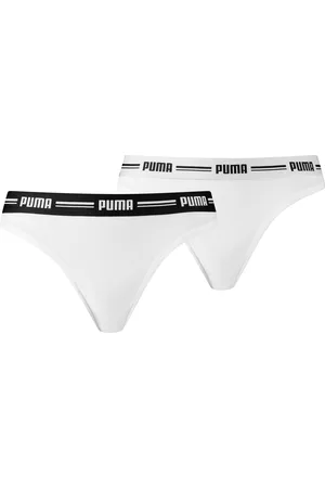 PUMA String » WOMEN STRING 2P PACK«, (2er Pack), mit schmalem elastischem Logobündchen