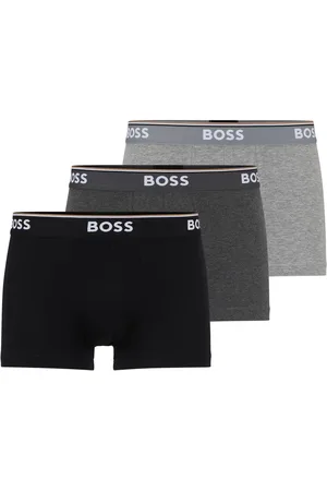 HUGO BOSS Boxer »TRUNK 3 PACK«, (3 St.), Schriftzug auf dem Bund