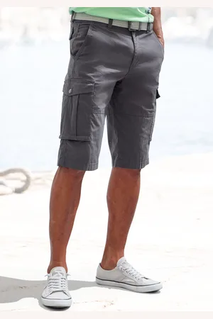 john devin Cargobermudas »aus elastischer Baumwollmischung«, mit Seitentaschen, 3/4 Shorts