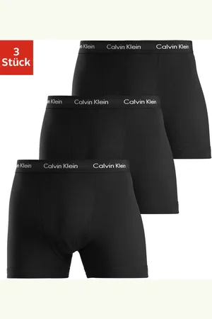 Calvin Klein Boxer »TRUNK 3 PACK«, (3 St.), in uni mit Logoschriftzug