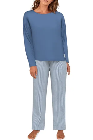 TOM TAILOR Pyjama »Positivism«, (2 tlg.), mit entspanntem Fit für jede Nacht