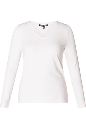 Base Level Langarmshirt, mit V-Ausschnitt
