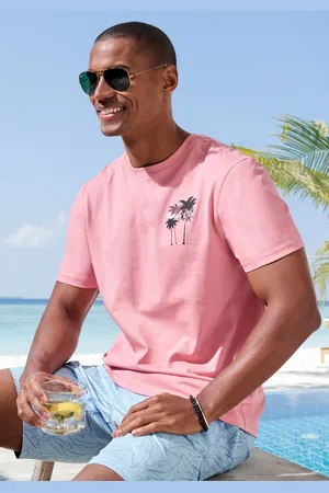 beachtime T-Shirt »mit Print vorn und hinten«, Regular-Fit, mit Print vorn und hinten
