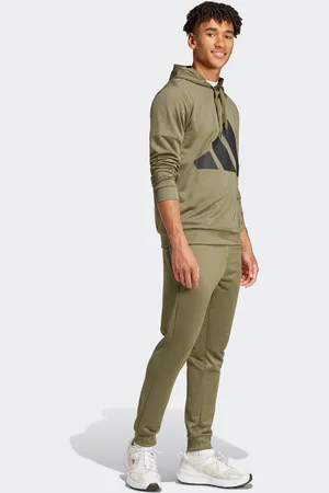 adidas Trainingsanzug »M BL FT HD TS«, (2 tlg.), aus weichem French-Terry-Material, Hoodie