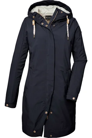 G.I.G.A. DX by killtec Softshellparka »GS 16 WMN SFTSHLL PRK«, Wasserdichter, atmungsaktiver Parka aus recycelten Materialien