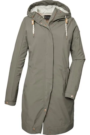 G.I.G.A. DX by killtec Softshellparka »GS 16 WMN SFTSHLL PRK«, Wasserdichter, atmungsaktiver Parka aus recycelten Materialien