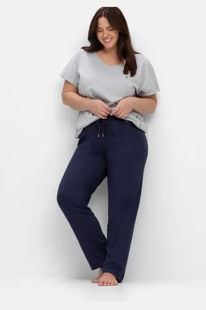 Sheego Relaxhose »Relaxhose in gerader Form, aus Interlock«