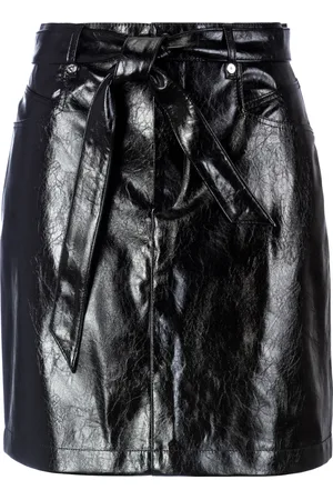 HUGO BOSS Lederimitatrock »C_Vemas«, aus Lederimitat