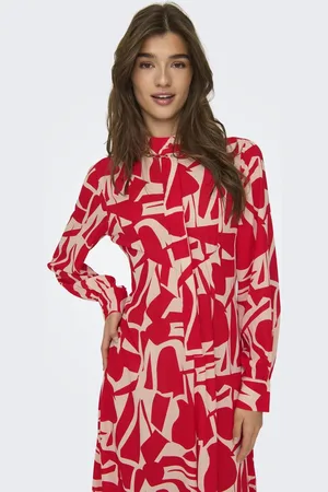 ONLY Maxikleid »ONLHELENA LIFE L/S MAXI DRESS PTM«