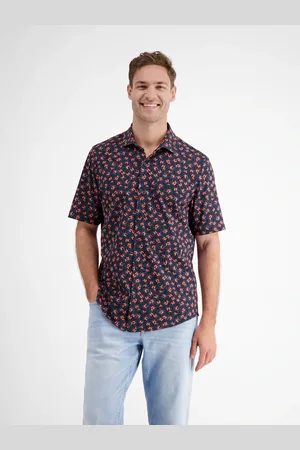 Lerros Kurzarmhemd » Herren Jerseyhemd, floral gemustert«