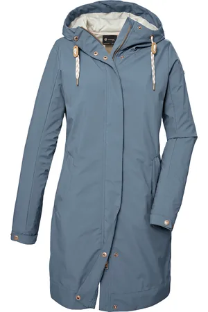 G.I.G.A. DX by killtec Softshellparka »GS 16 WMN SFTSHLL PRK«, Wasserdichter, atmungsaktiver Parka aus recycelten Materialien