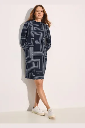 CECIL Jerseykleid, mit grafischem Muster, weich und bequem