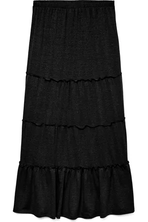 VERO MODA Maxirock »VMJUNE HW ANKLE SKIRT JRS GA«