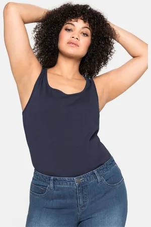 Sheego Tanktop »Tanktop aus reiner Baumwolle«