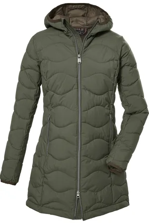 G.I.G.A. DX by killtec Steppmantel »GW 20 WMN QLTD PRK«, Damen Steppparka: wasserabweisend, atmungsaktiv, recycelt, fluorfreies Imprägnieren