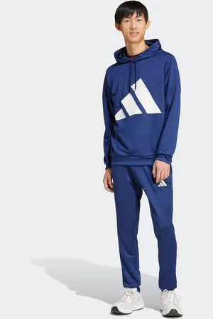 adidas Trainingsanzug »M BL FT HD TS«, (2 tlg.), aus weichem French-Terry-Material, Hoodie