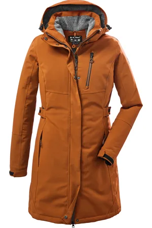 Killtec Parka »KOW 165 WMN PRK«, Wasser- und winddichter Parka mit Teddyfleece und abnehmbarer Kapuze