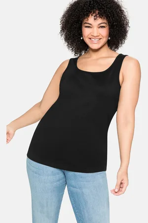 Sheego Tanktop »Tanktop aus reiner Baumwolle«