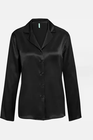 Palmers Noir Silk - Nachtwäsche Shirt - Black