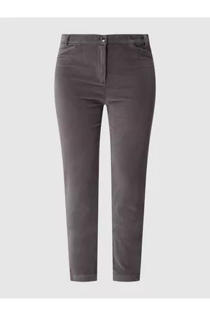0039 italy Damen Hosen & Jeans - Hose aus Samt Modell 'Ela