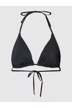 HUGO BOSS Damen Bikinis - Bikini-Oberteil mit Label-Print Modell 'PURE