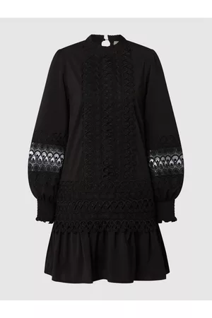Neo Noir Damen Kleider - Kleid mit Stickereien Modell 'Katja