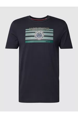 Christian Berg Herren Shirts - T-Shirt mit Label-Print