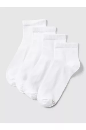 s.Oliver Damen Socken & Strümpfe - Socken mit Label-Details im 4er-Pack