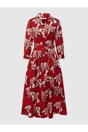 0039 Italy Hemdblusenkleid mit floralem Muster Modell 'Julene