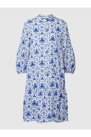 0039 Italy Kleid mit Allover-Muster Modell 'Mila