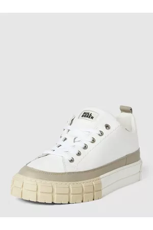 Bullboxer Sneaker mit Label-Detail Modell 'Cupsole Fashion White