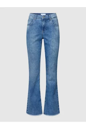Angels Damen Bootcut Jeans - Flared Cut Jeans im 5-Pocket-Design Modell 'LENI