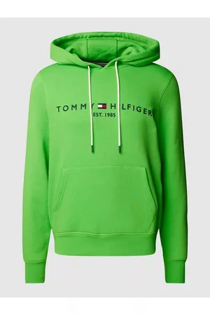Tommy Hilfiger Herren Sweatshirts - Hoodie mit Känguru-Tasche Modell 'TOMMY LOGO
