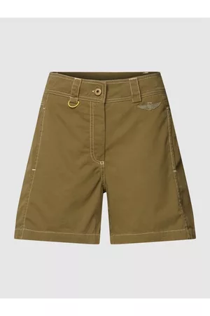 Aeronautica Militare Bermuda mit Label-Details