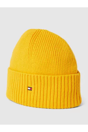 Tommy Hilfiger Herren Mützen - Beanie in Strick-Optik, Größe One Size
