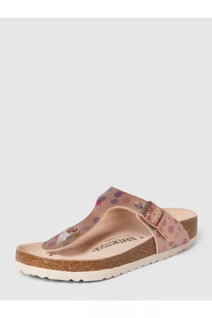 Birkenstock Jungen Flip Flops - Zehentrenner mit Allover-Muster, Größe 35