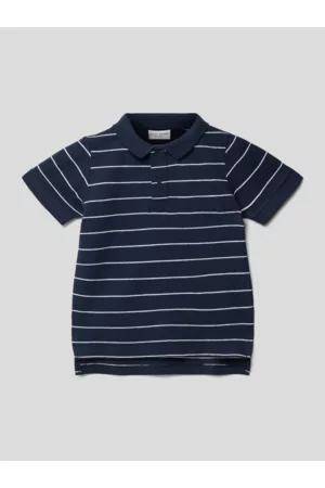 NAME IT Jungen Poloshirts - Poloshirt mit Allover-Muster Modell 'VOLO', Größe 92