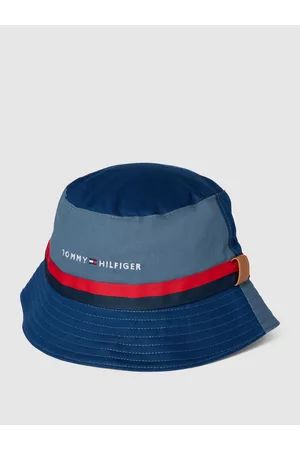 Tommy Hilfiger Herren Hüte - Bucket Hat mit Label-Stitching, Größe One Size