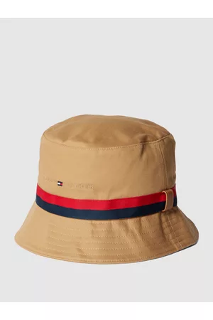 Tommy Hilfiger Herren Hüte - Bucket Hat mit Label-Stitching, Größe One Size