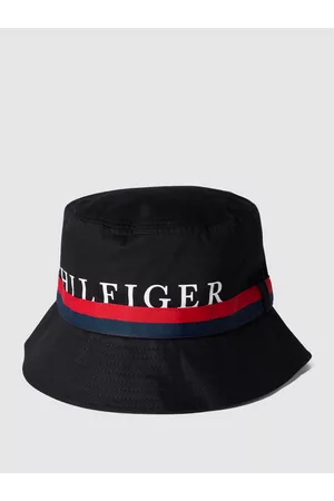 Tommy Hilfiger Herren Hüte - Bucket Hat mit Label-Streifen, Größe One Size