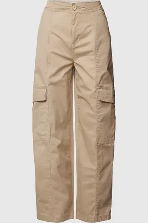 Knowledge Cotton Apparal Cargohose mit aufgesetzten Taschen in , Größe 28/30