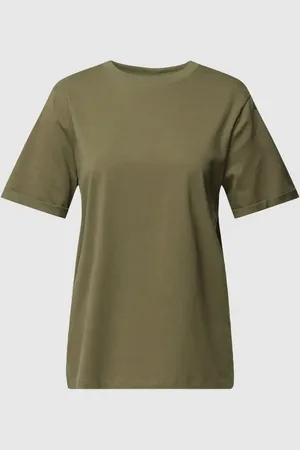 Pieces® T-Shirt mit fixierten Ärmelumschlägen in , Größe XS