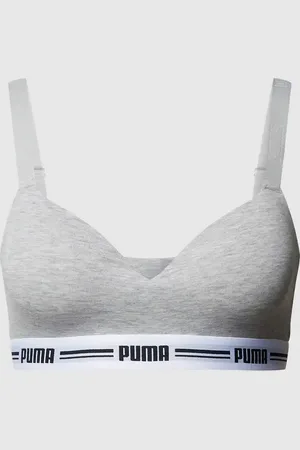 PUMA Bralette mit Logo-Bund in , Größe S
