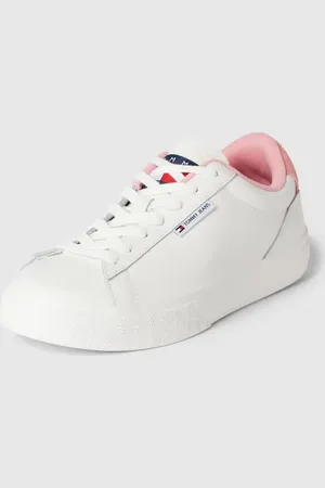 Tommy Hilfiger Ledersneaker mit Label-Detail in , Größe 36