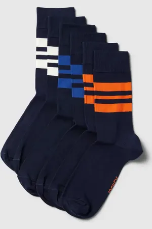 Jockey Socken im 6er-Pack mit Kontraststreifen in , Größe 39-42