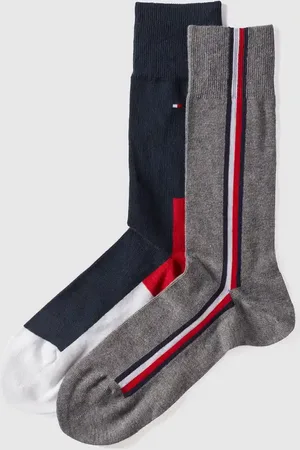 Tommy Hilfiger Socken mit Kontrast-Elementen im 2er-Pack in , Größe 39-42